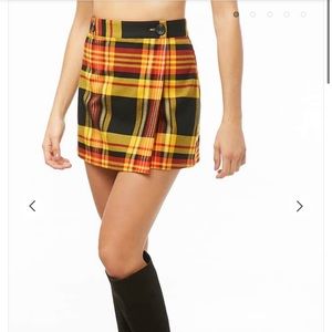 Forever 21 Plaid A-Line Skirt